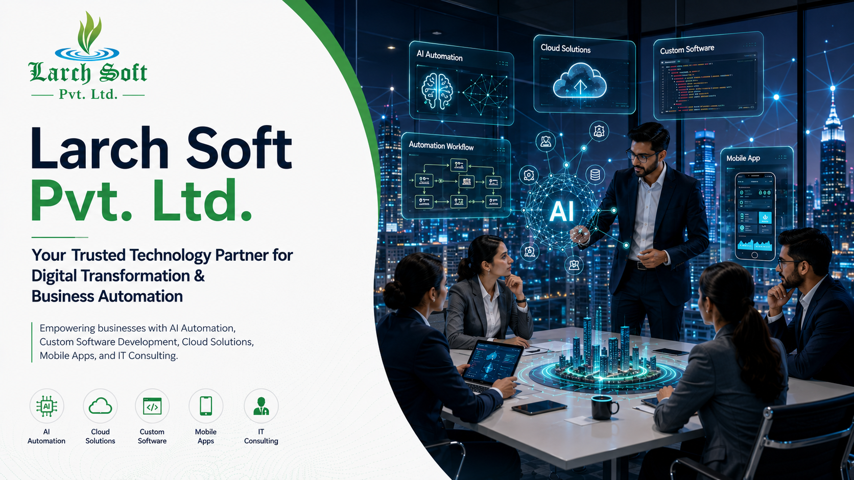 Larch Soft – AI Automation, Software Development & IT Consulting